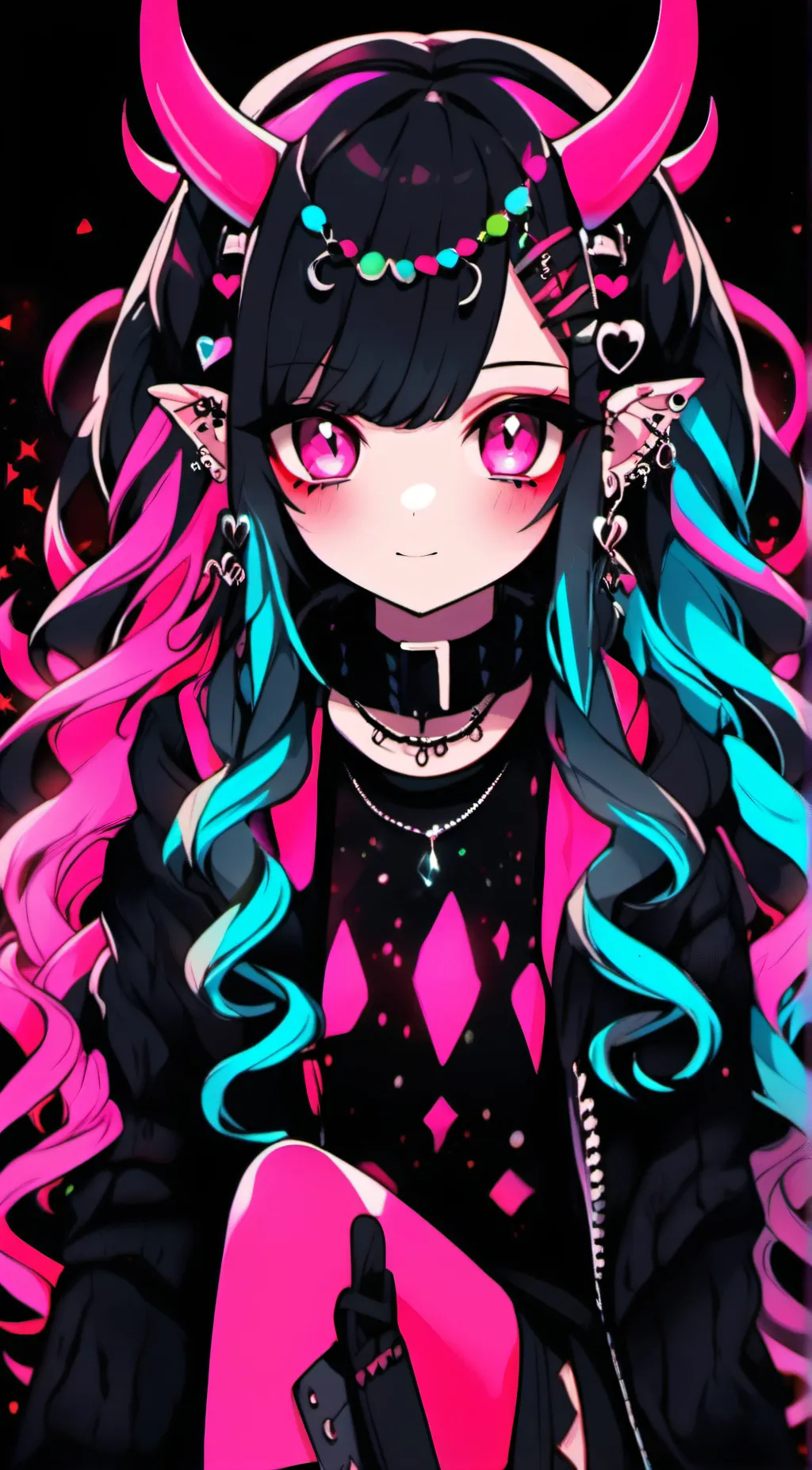 ai character: Luna background