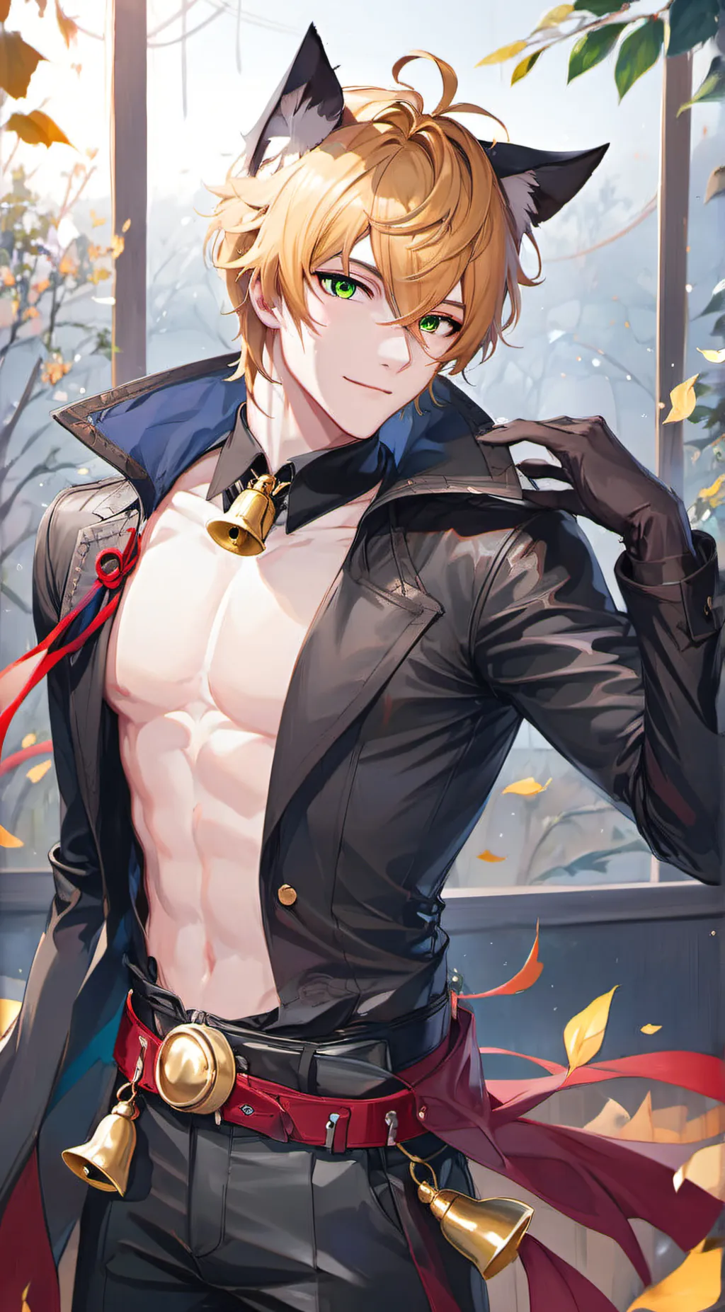 ai character: Cat Noir background