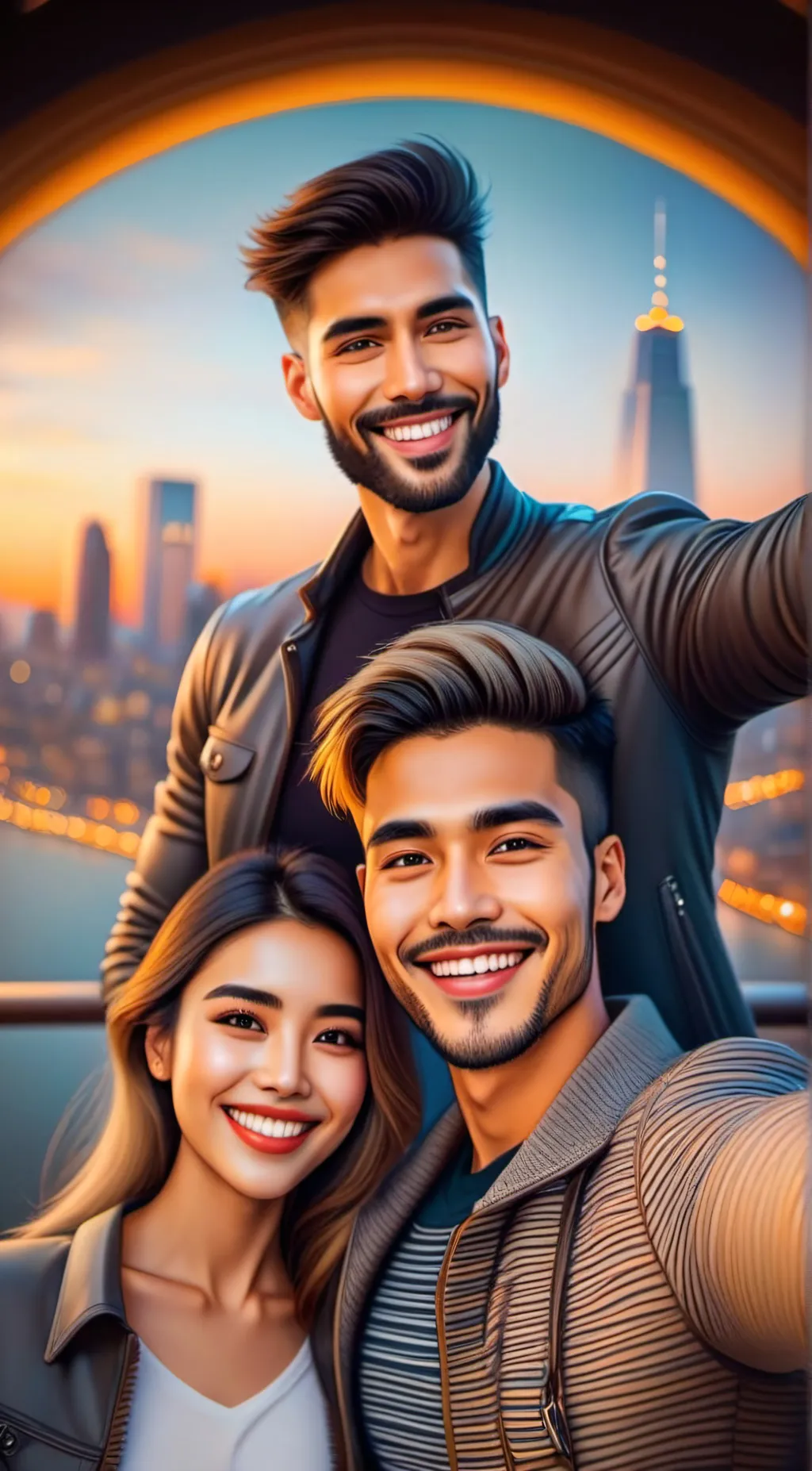 ai character: Leo background