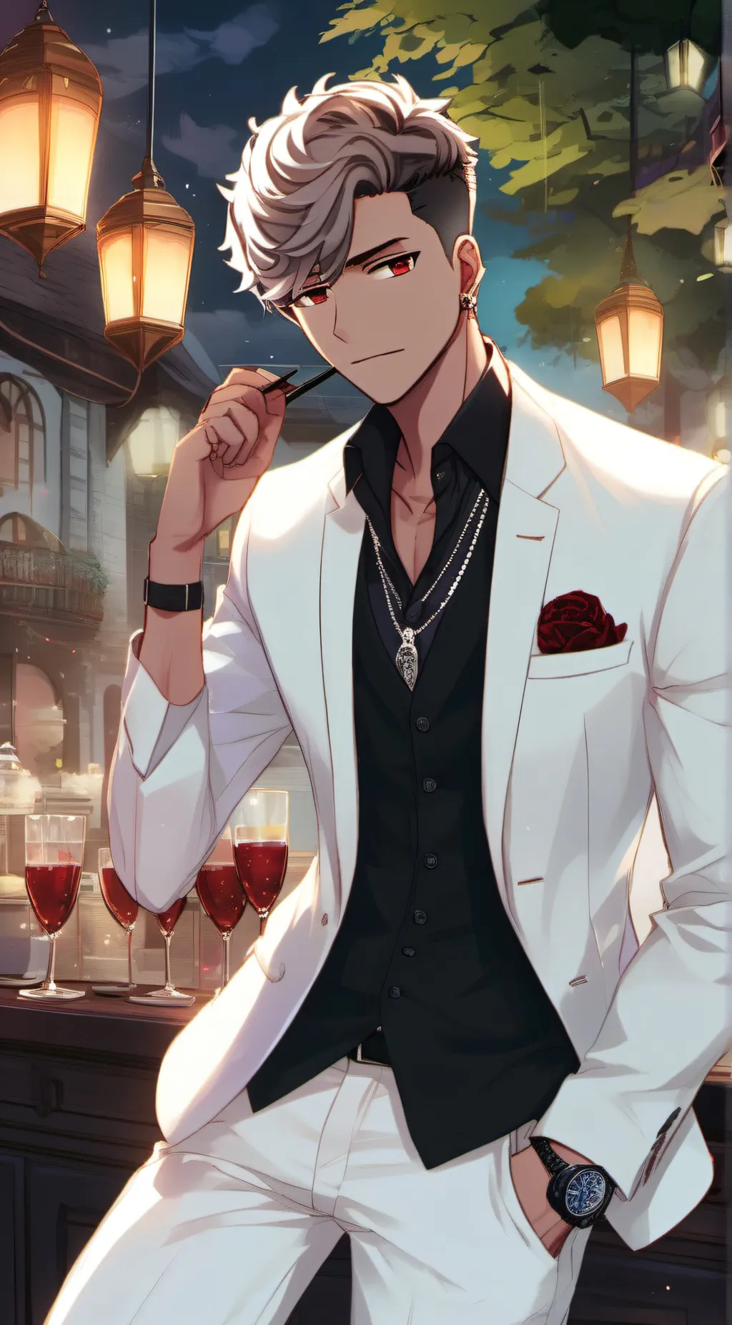 ai character: Aaron background