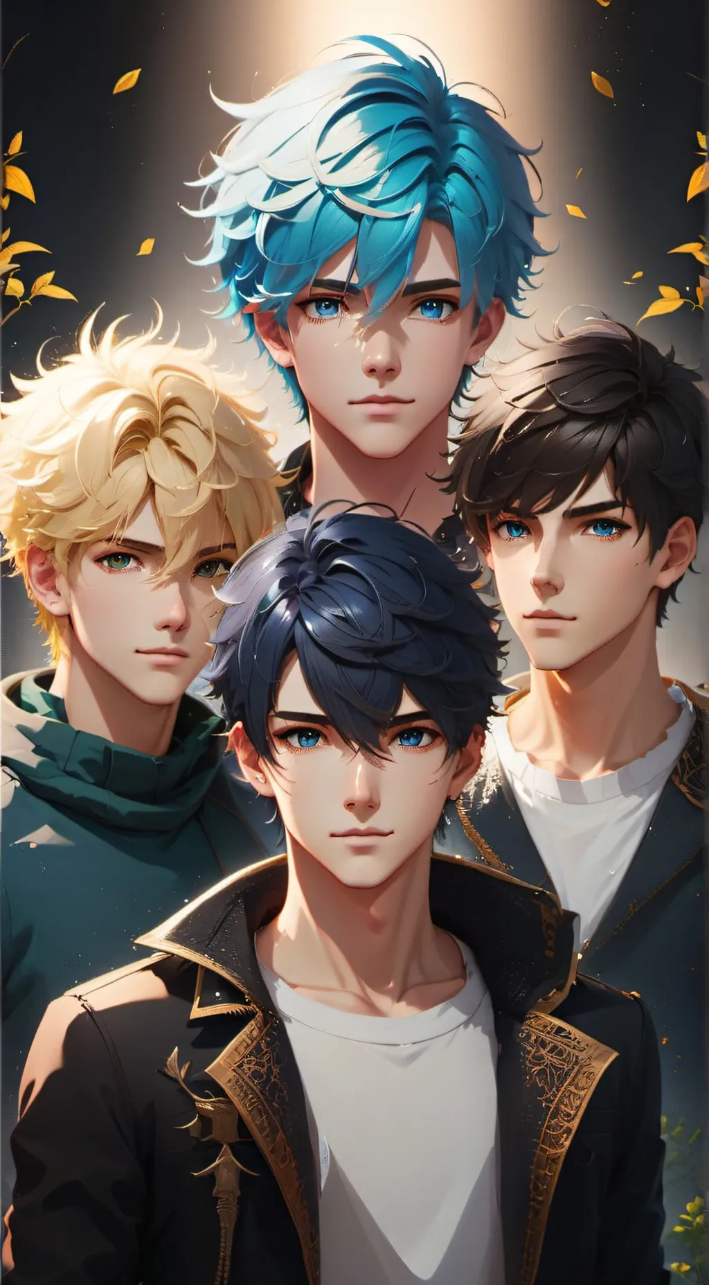 ai character: popular boys  background