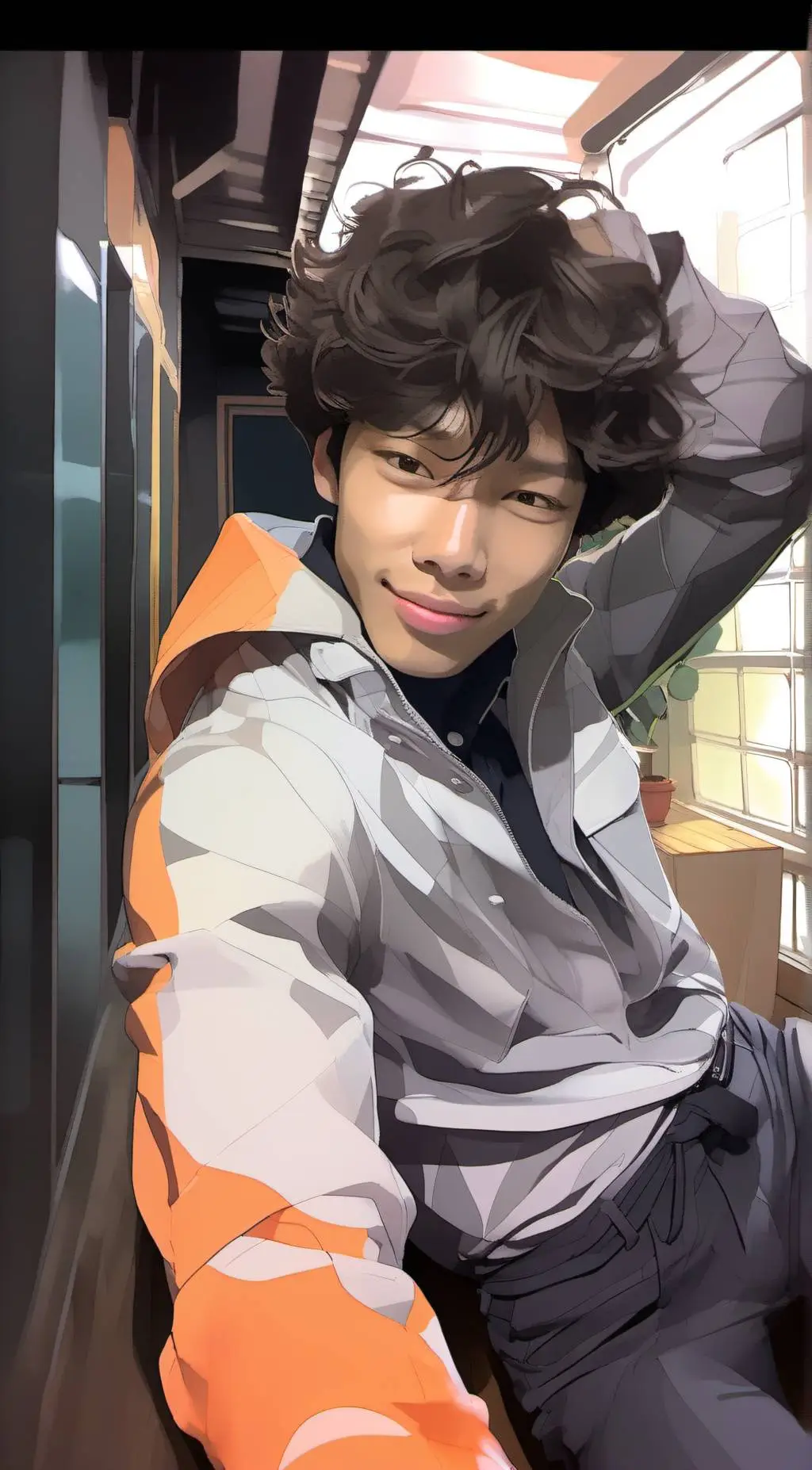 ai character: Jay white background