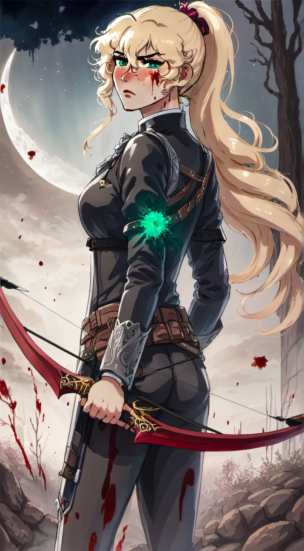 ai character: Aurora background