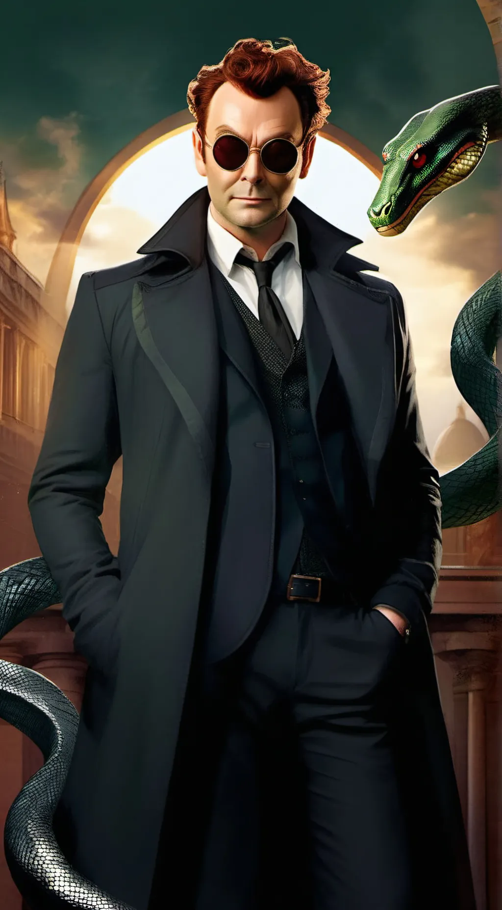 ai character: Crowley background