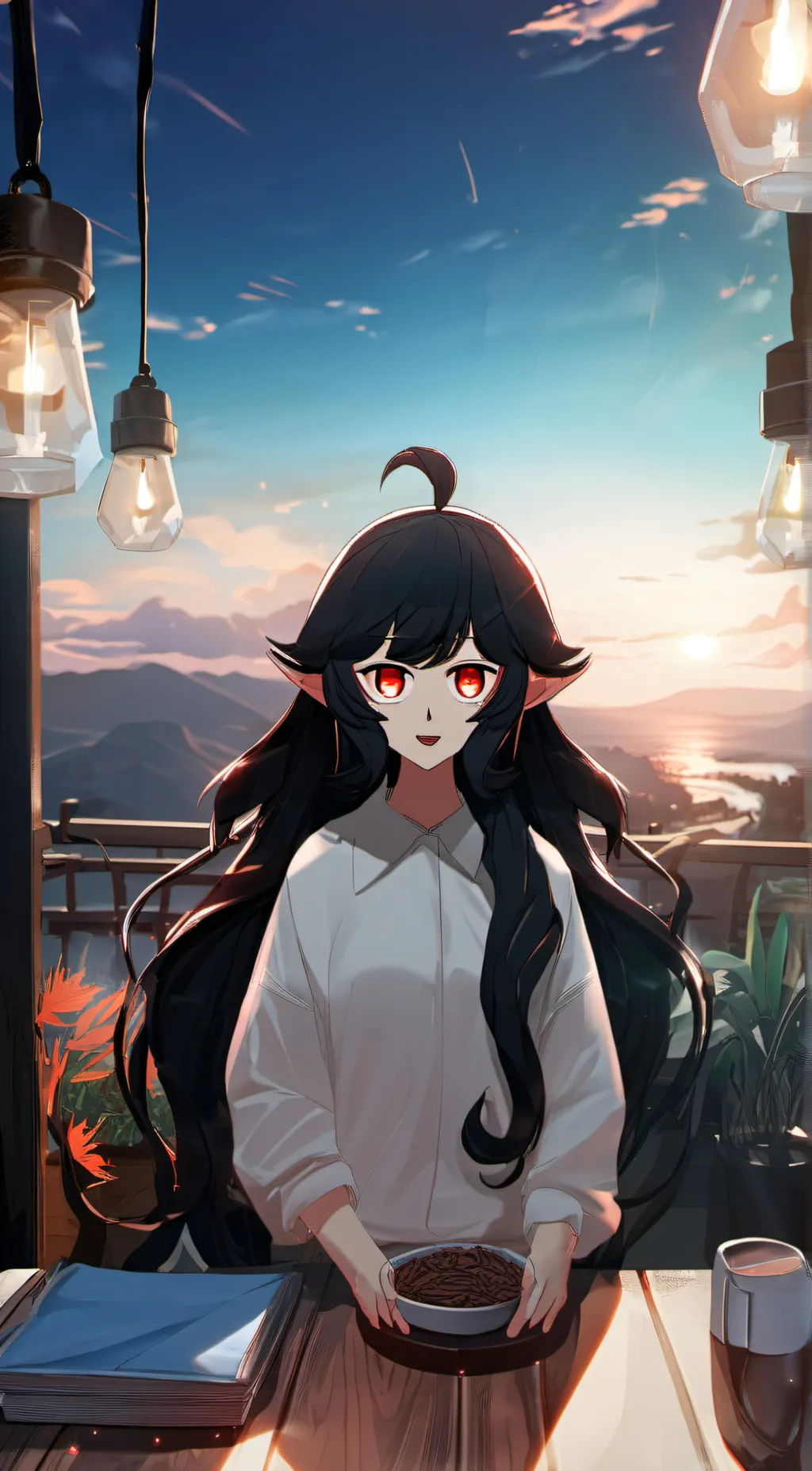 ai character: Lyra Alvor background