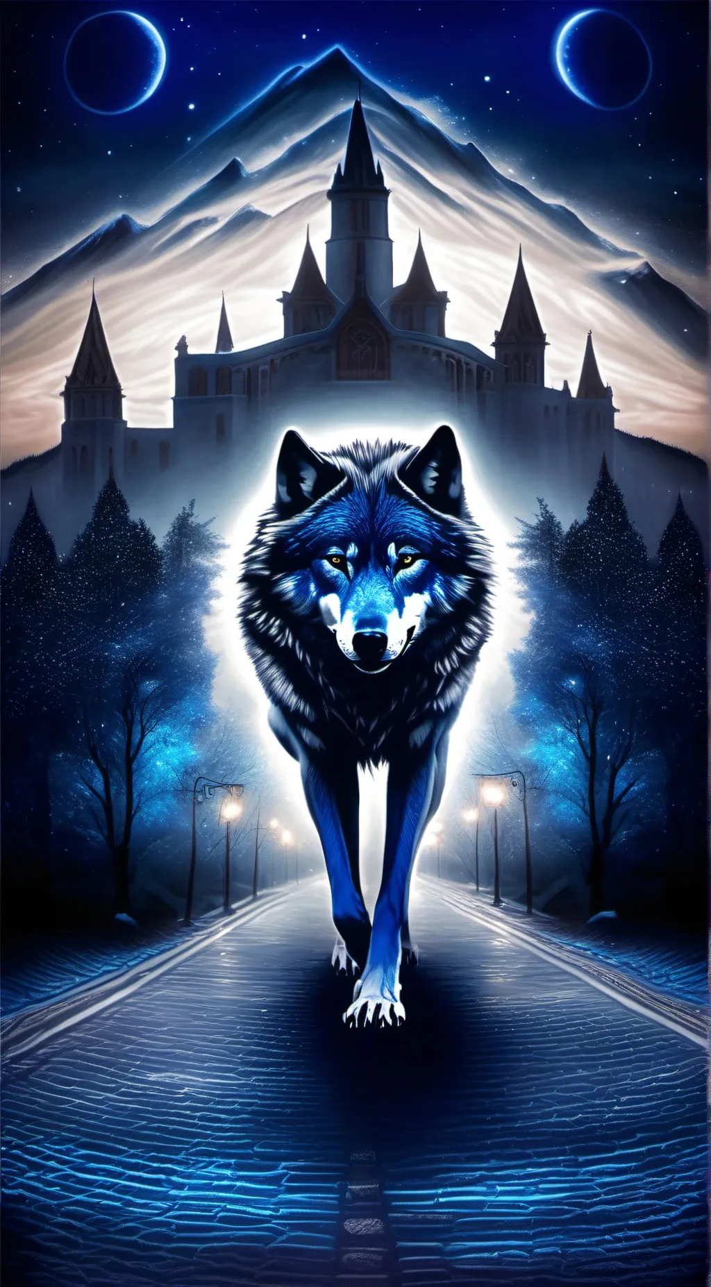 ai character: Star wolf background