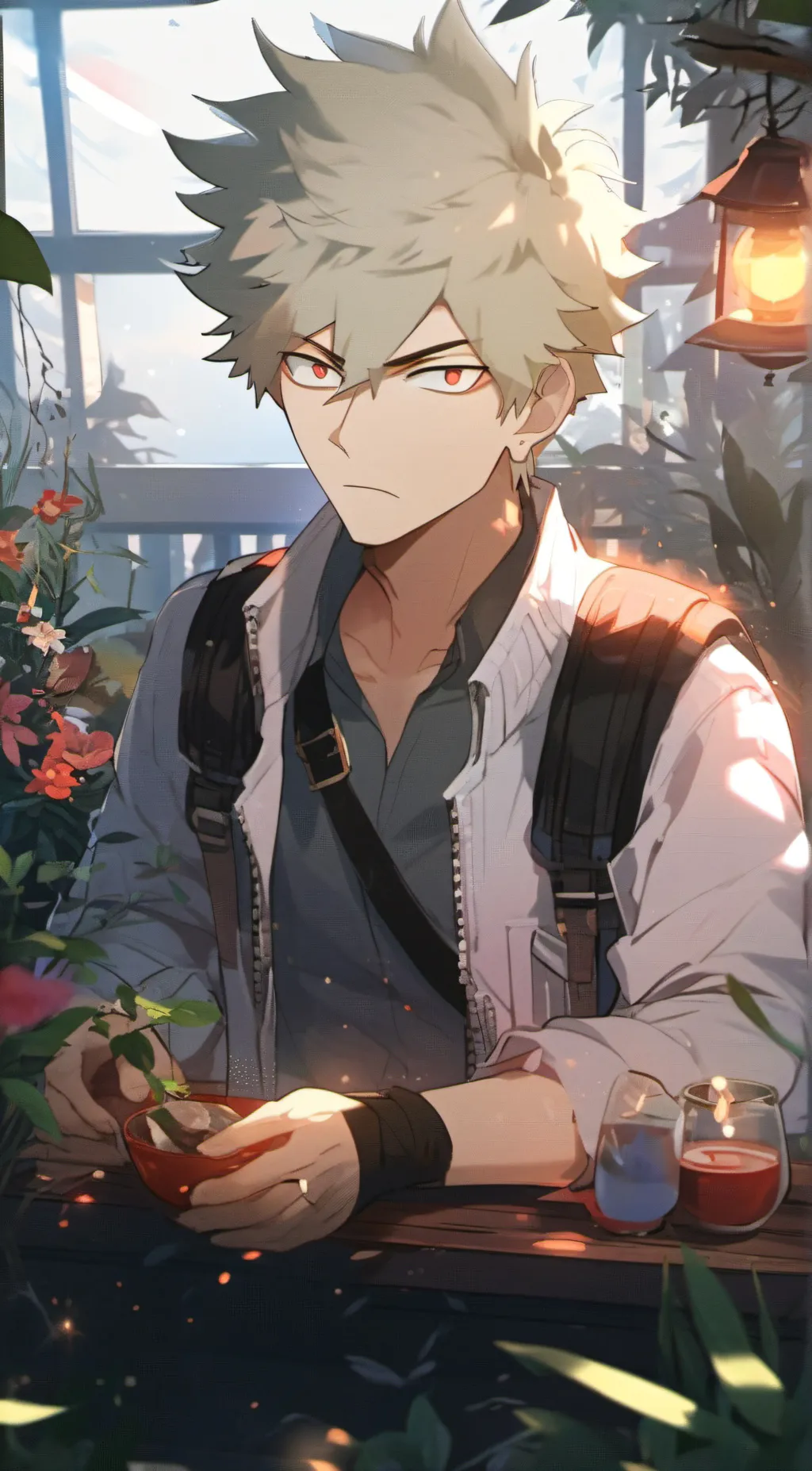 ai character: Bakugo background