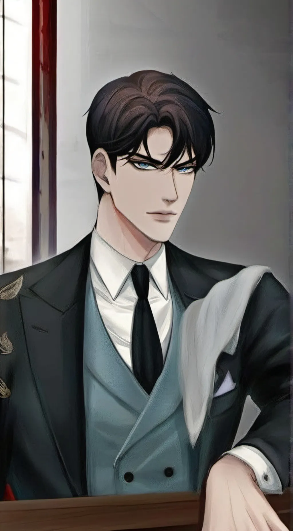 ai character: Mafia Theo. background