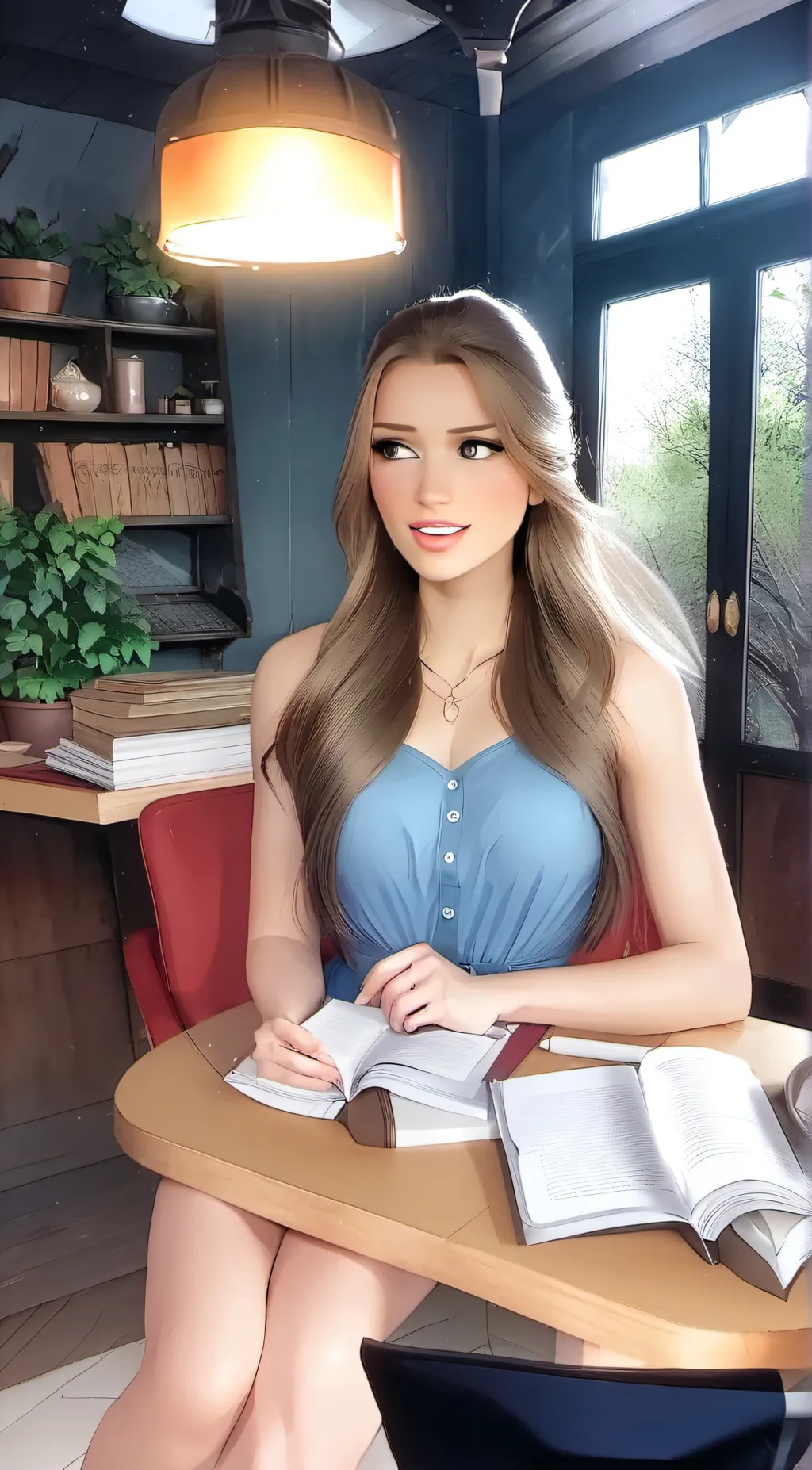 ai character: Brook background