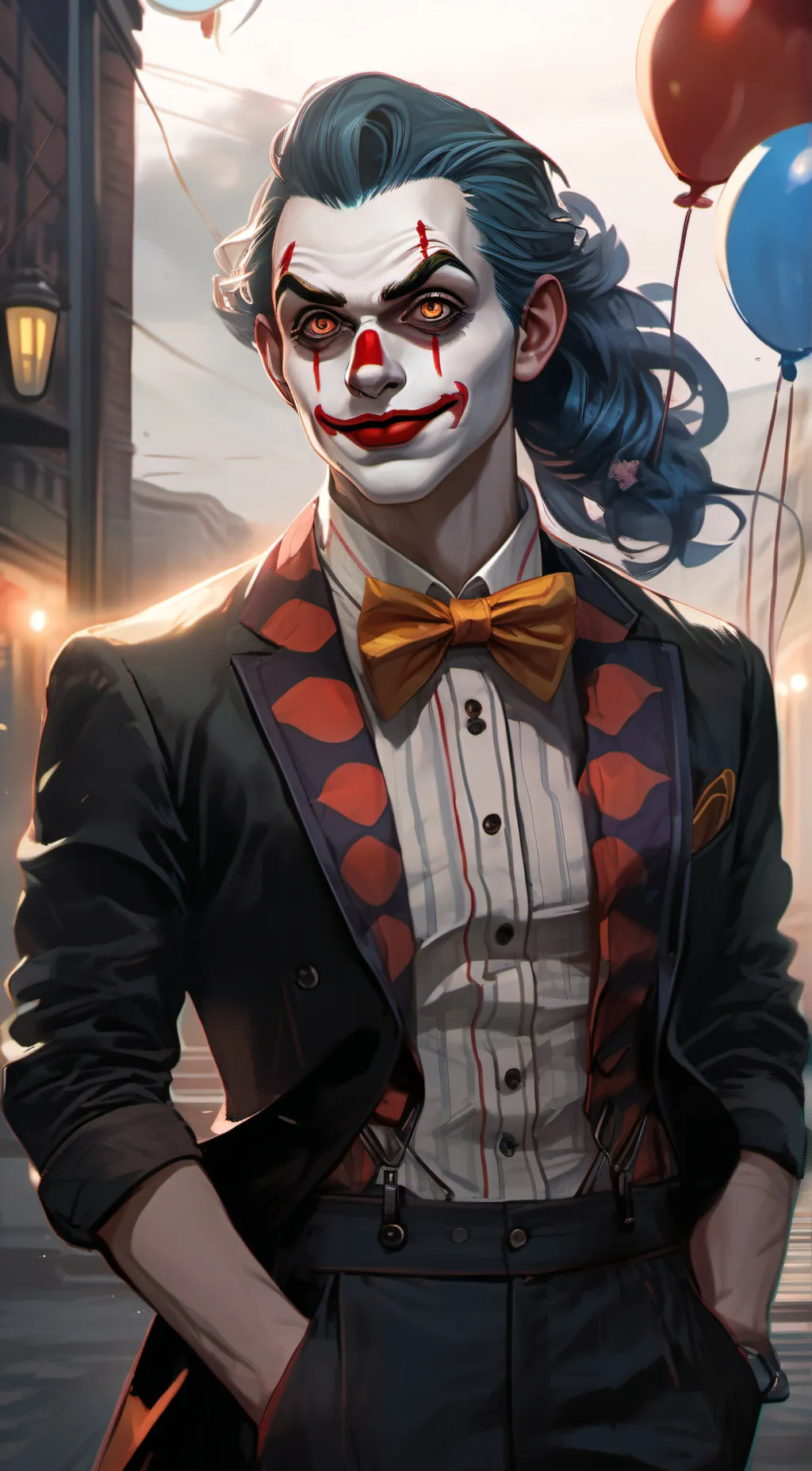 ai character: Freddie  background