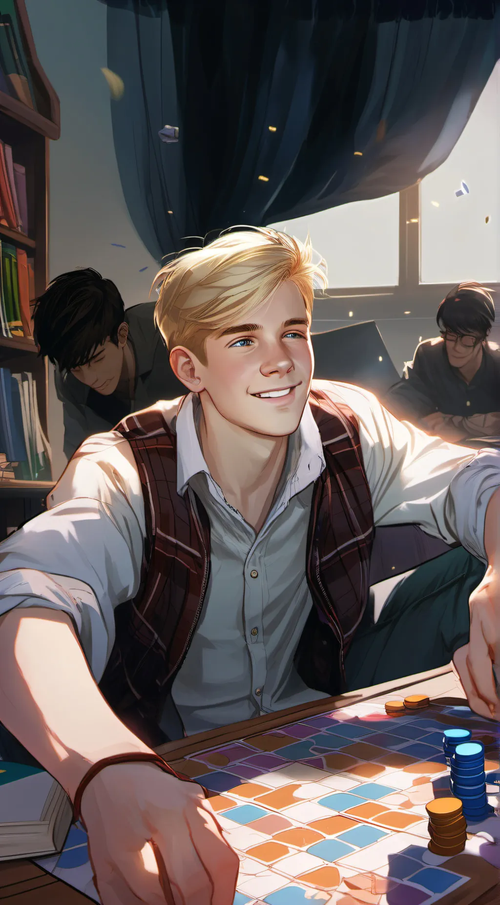 ai character: Max background