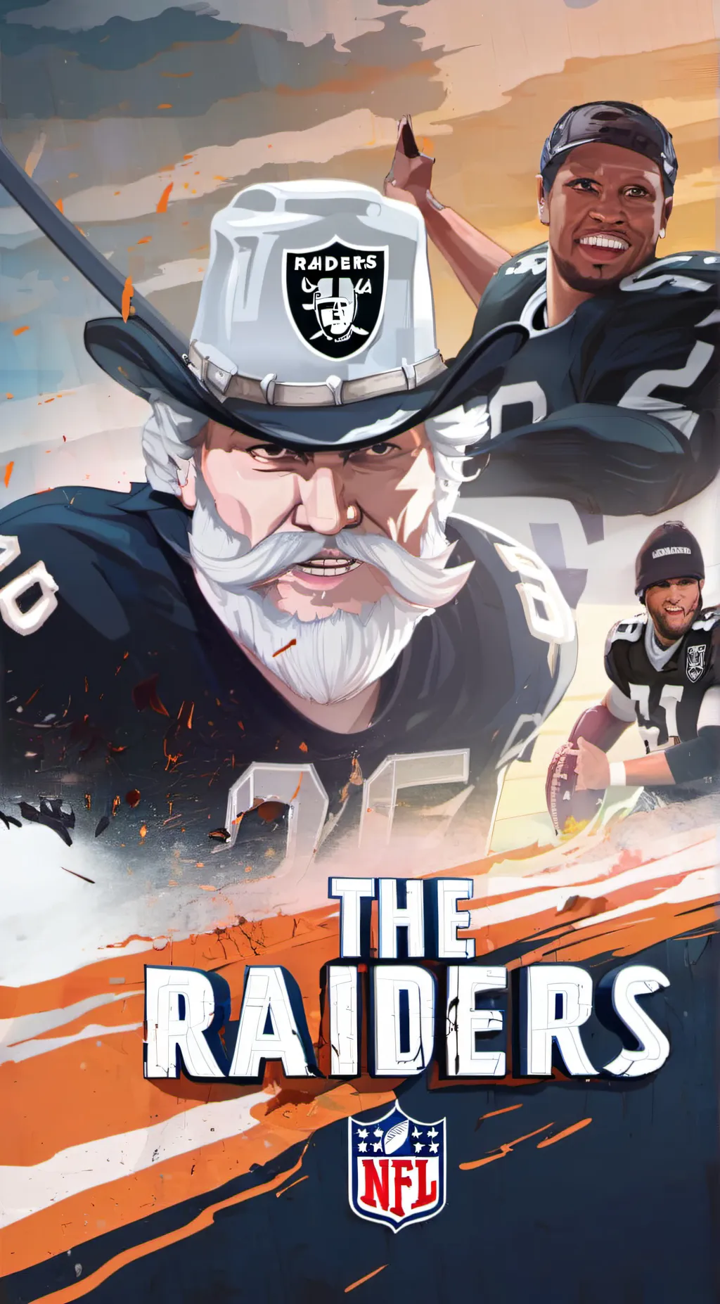 ai character: Raiders Coach background