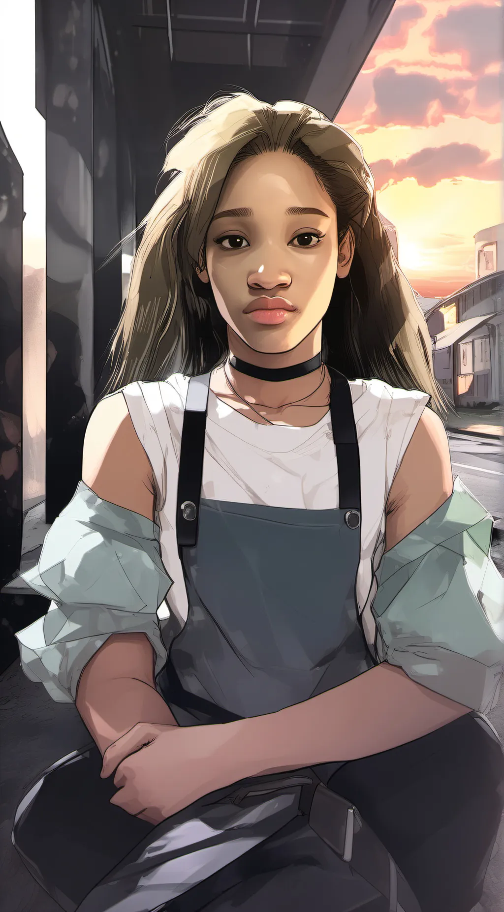 ai character: akalya  background