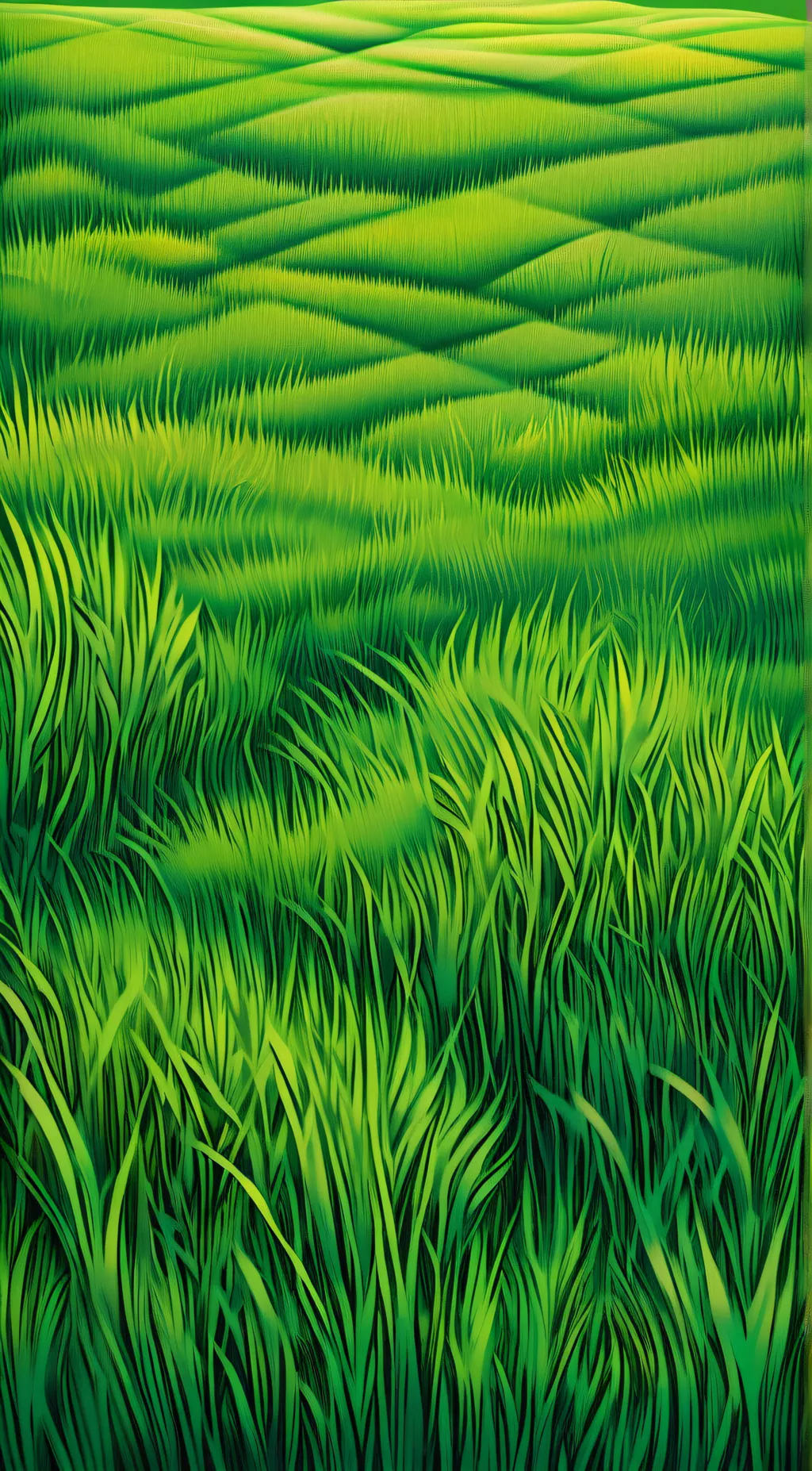 ai character: Grass background