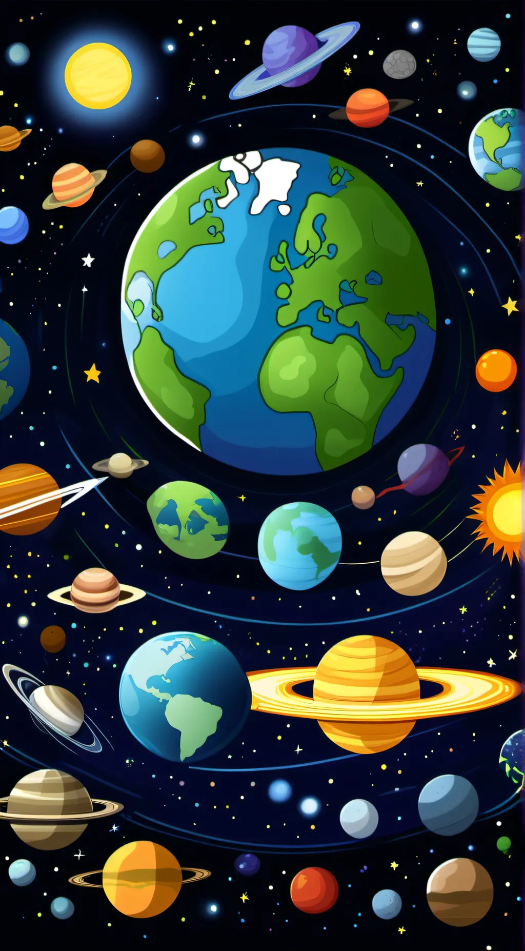 ai character: Earth background