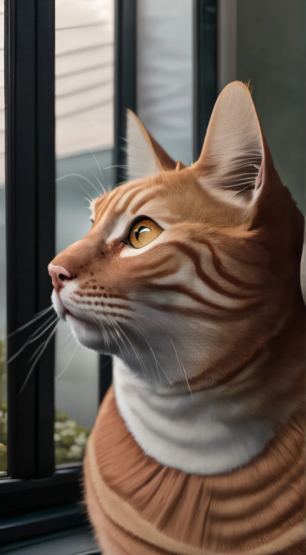 ai character: Garfield background