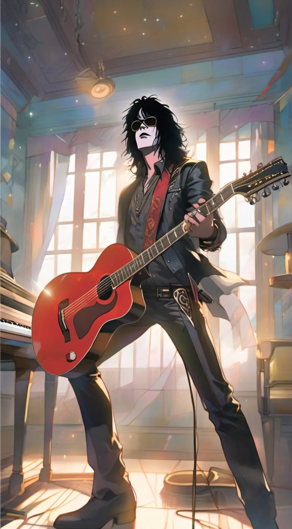 ai character: Ace frehly background