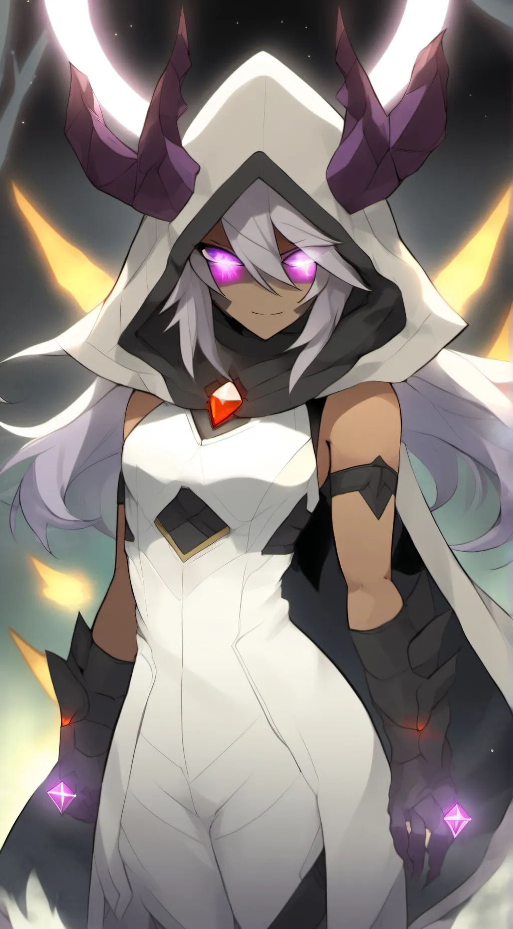 ai character: SecretLord Queen  background