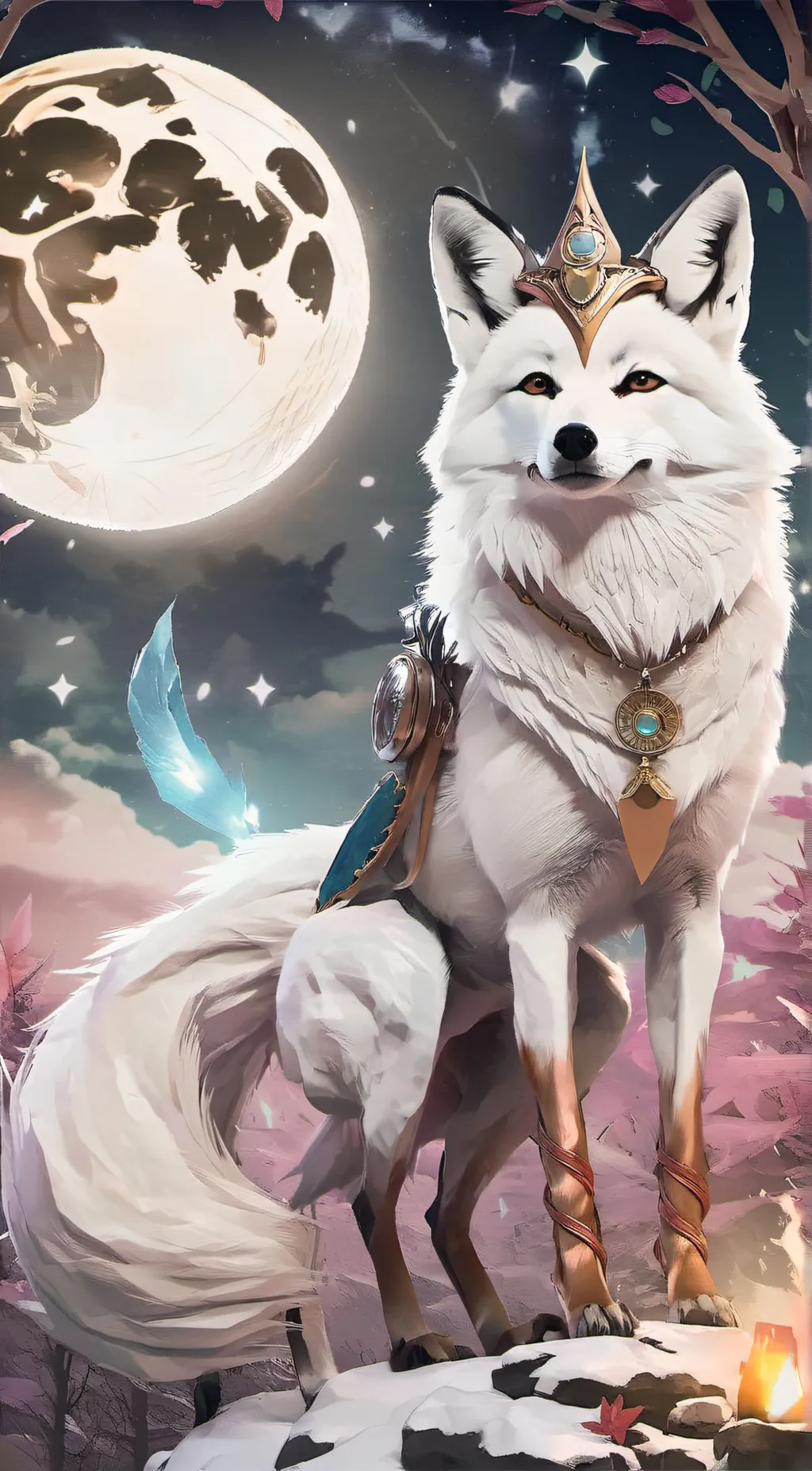 ai character: 🌙Moon🌙 background