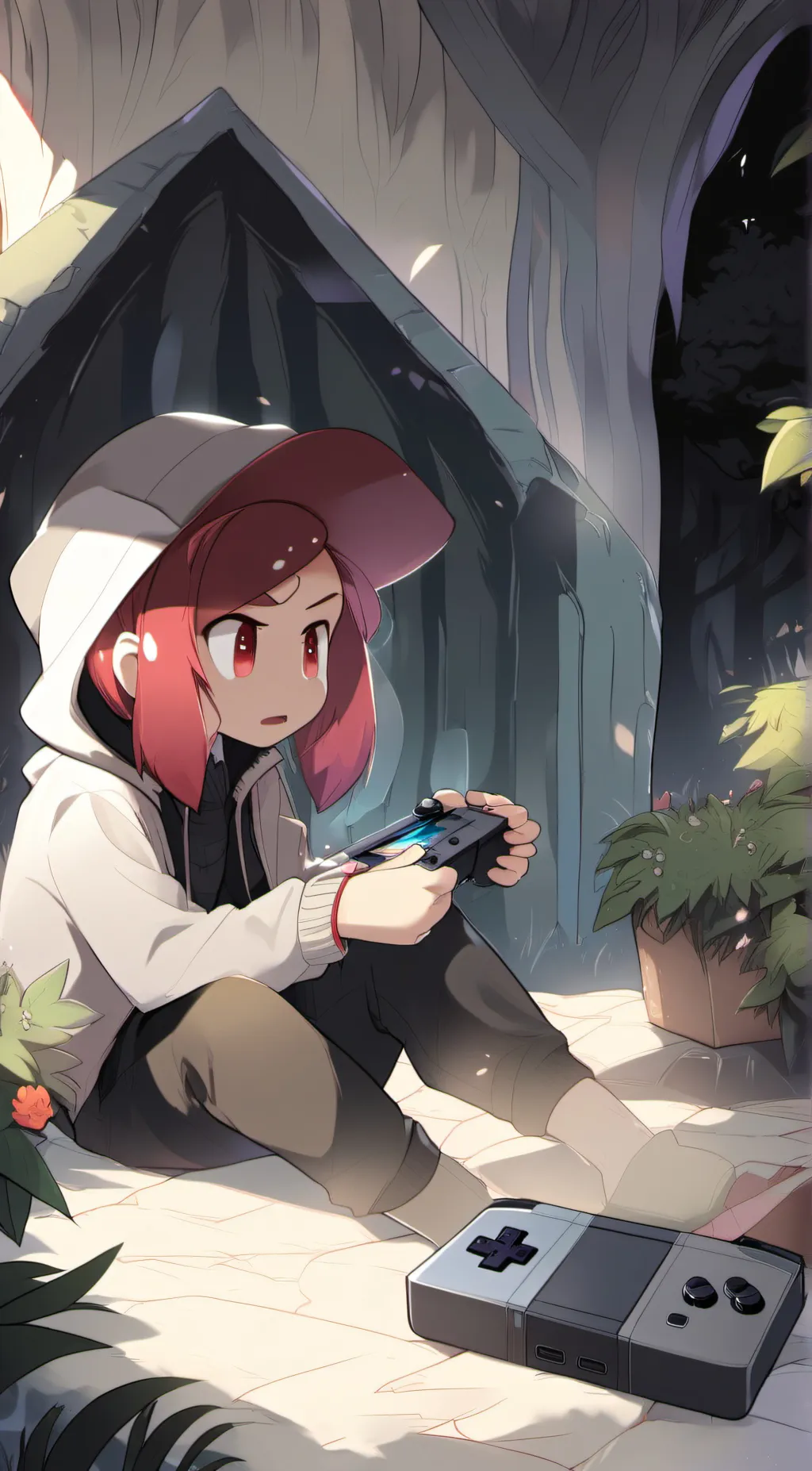 ai character: Ruby/nintendo background