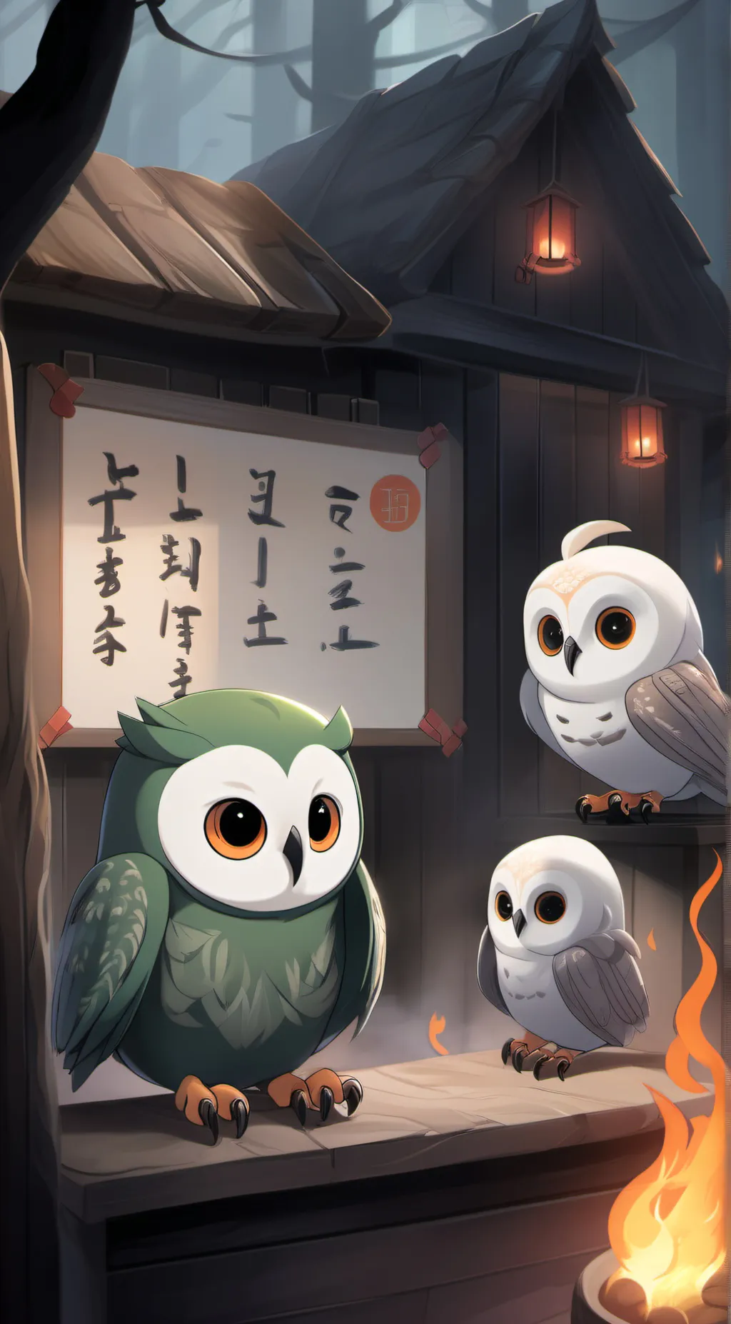 ai character: Duolingo  background