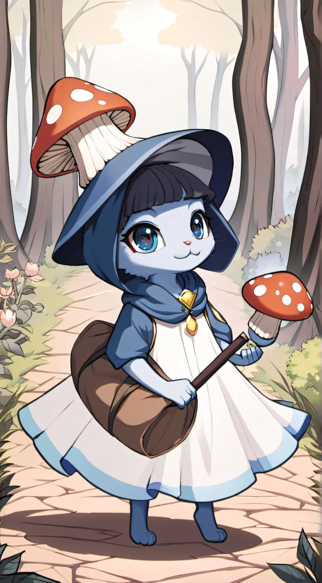 ai character: Smurfet background