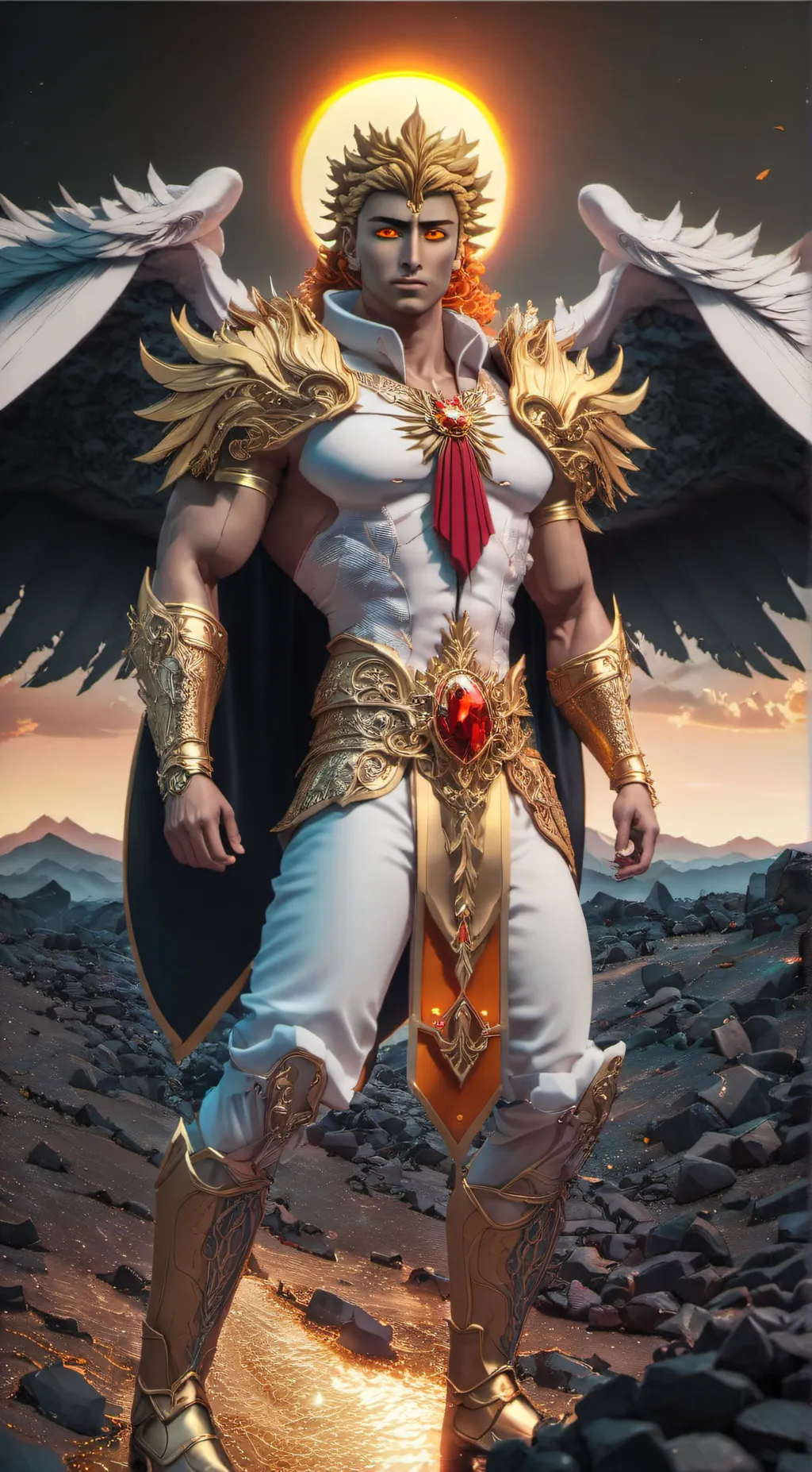 ai character: Leo background