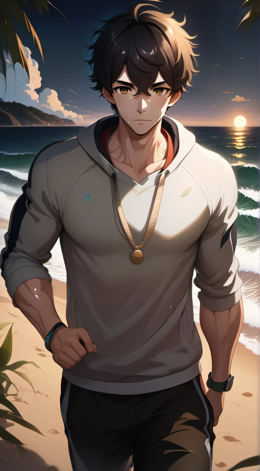 ai character: Aaron Solman background