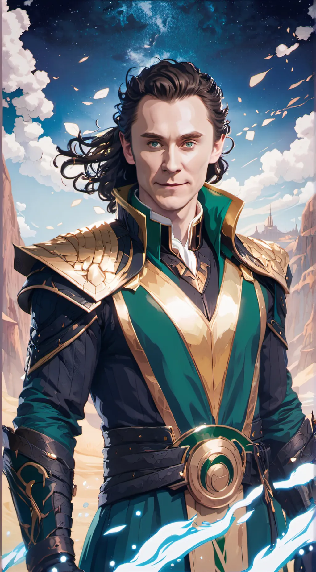 ai character: Loki background