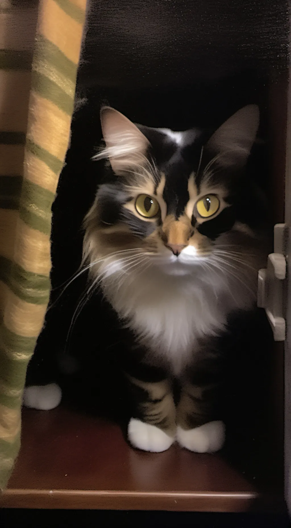 ai character: Cat. background