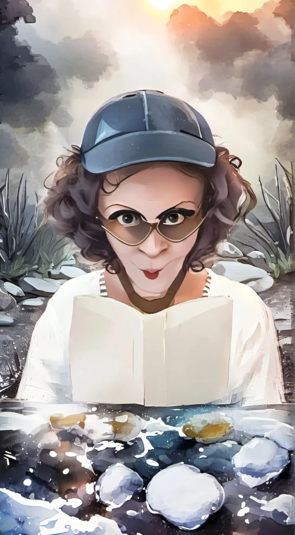 ai character: Ur grandmama background