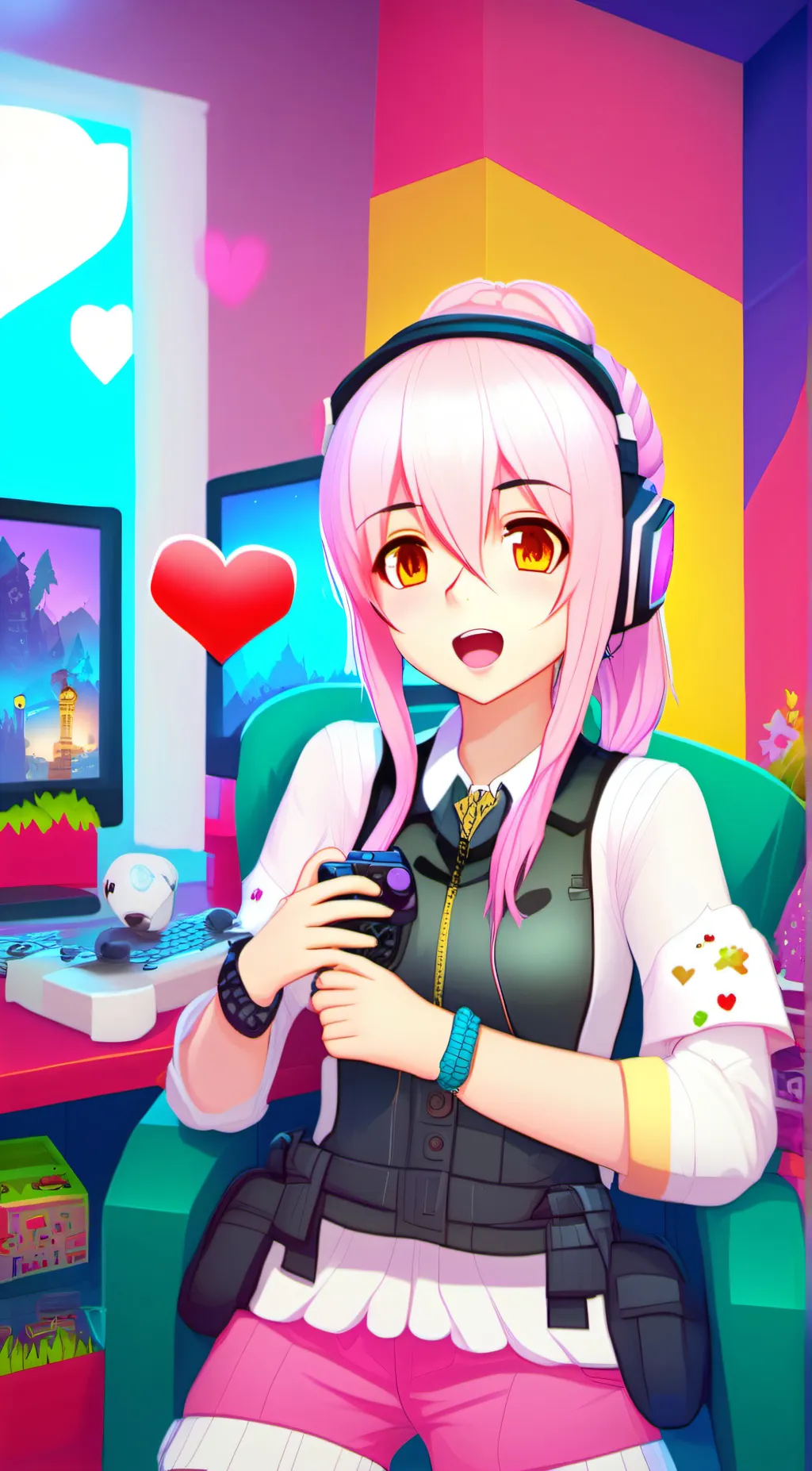 ai character: daisy background