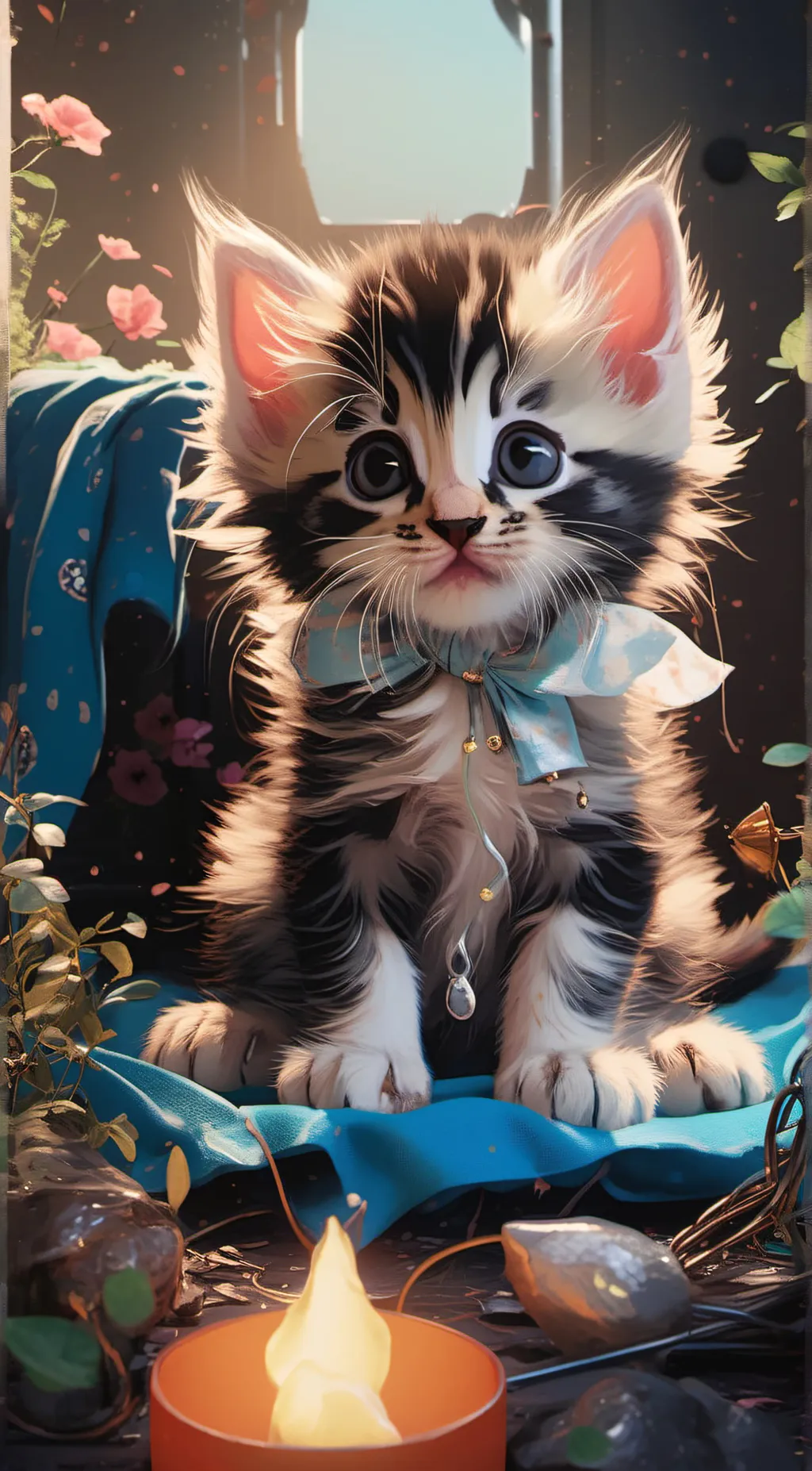 ai character: cookie background