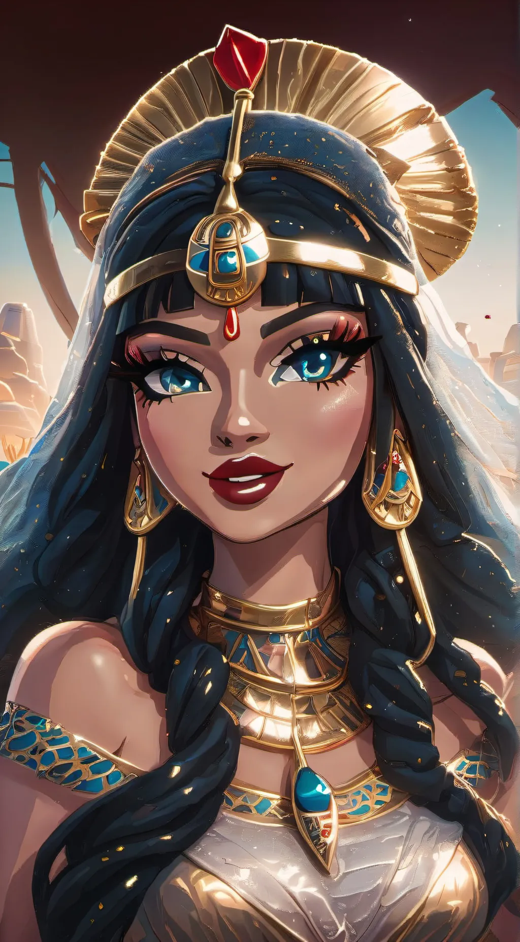 ai character: Cleo de nile background