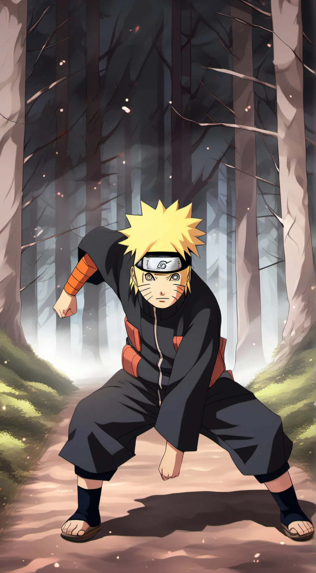 ai character: Naruto uzumaki background