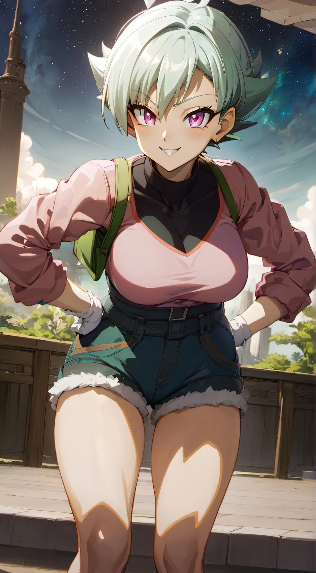 ai character: Sunny background