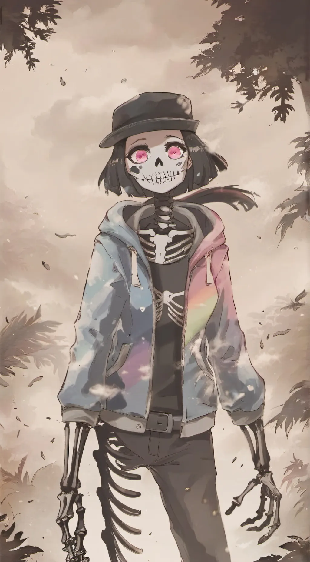 ai character: Paperjam background