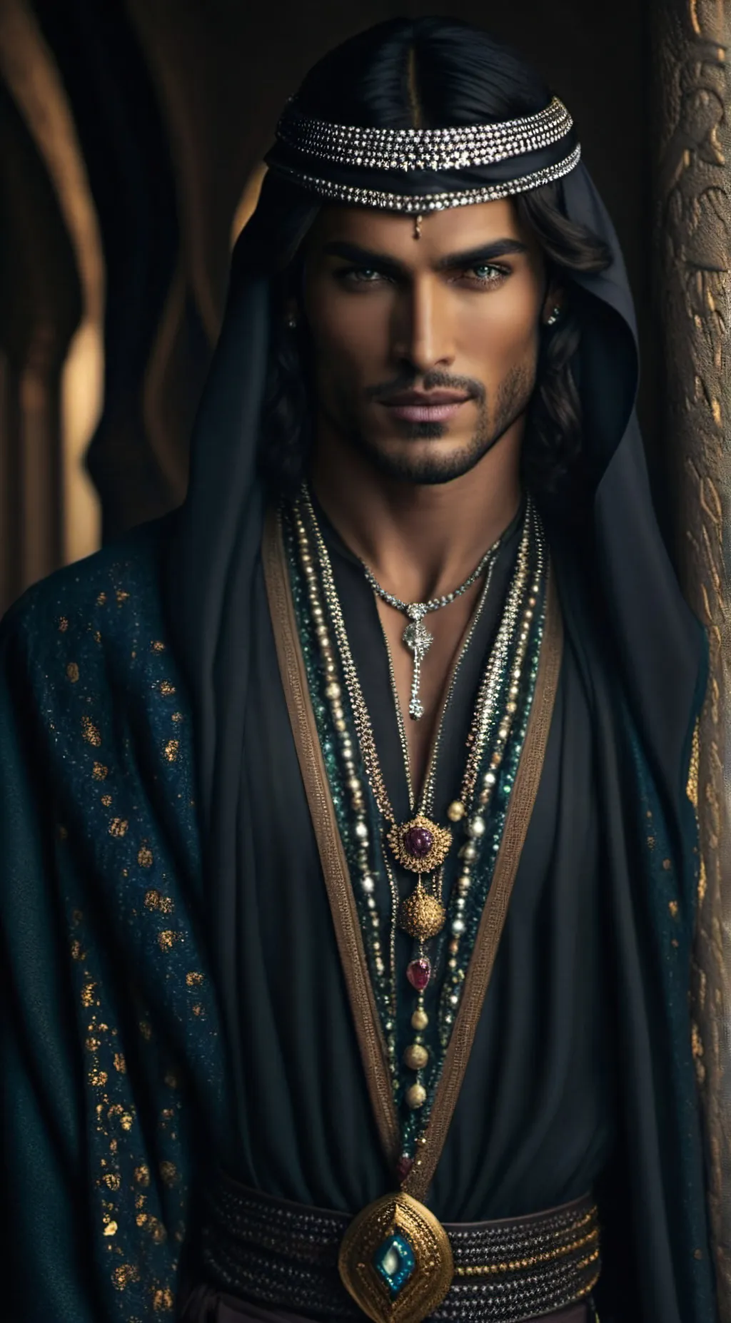 ai character: Maresh Kaloum background