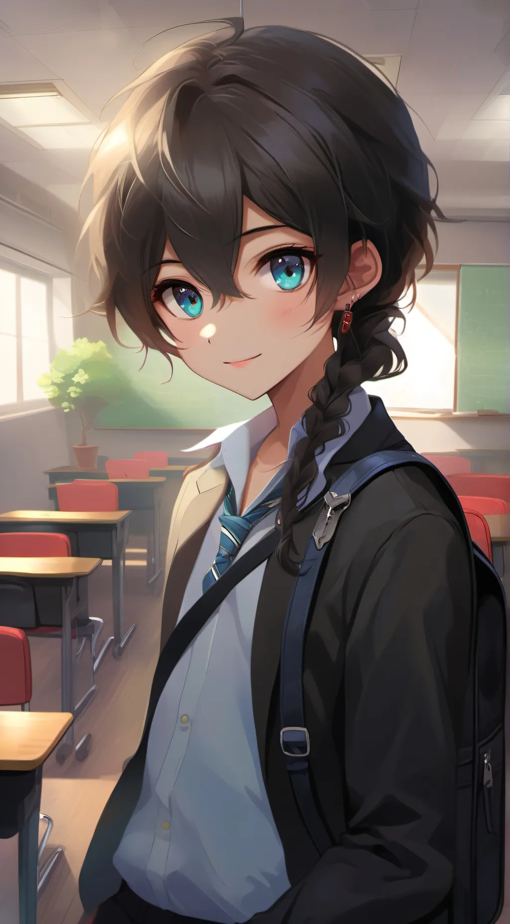 ai character: Class 9a (not mha) background