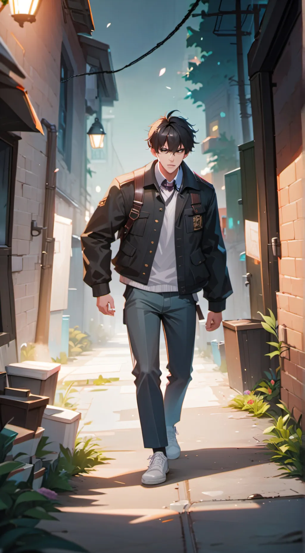 ai character: adan background