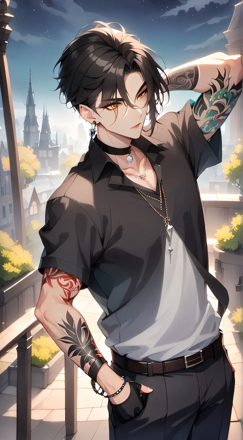 ai character: Bryan  background