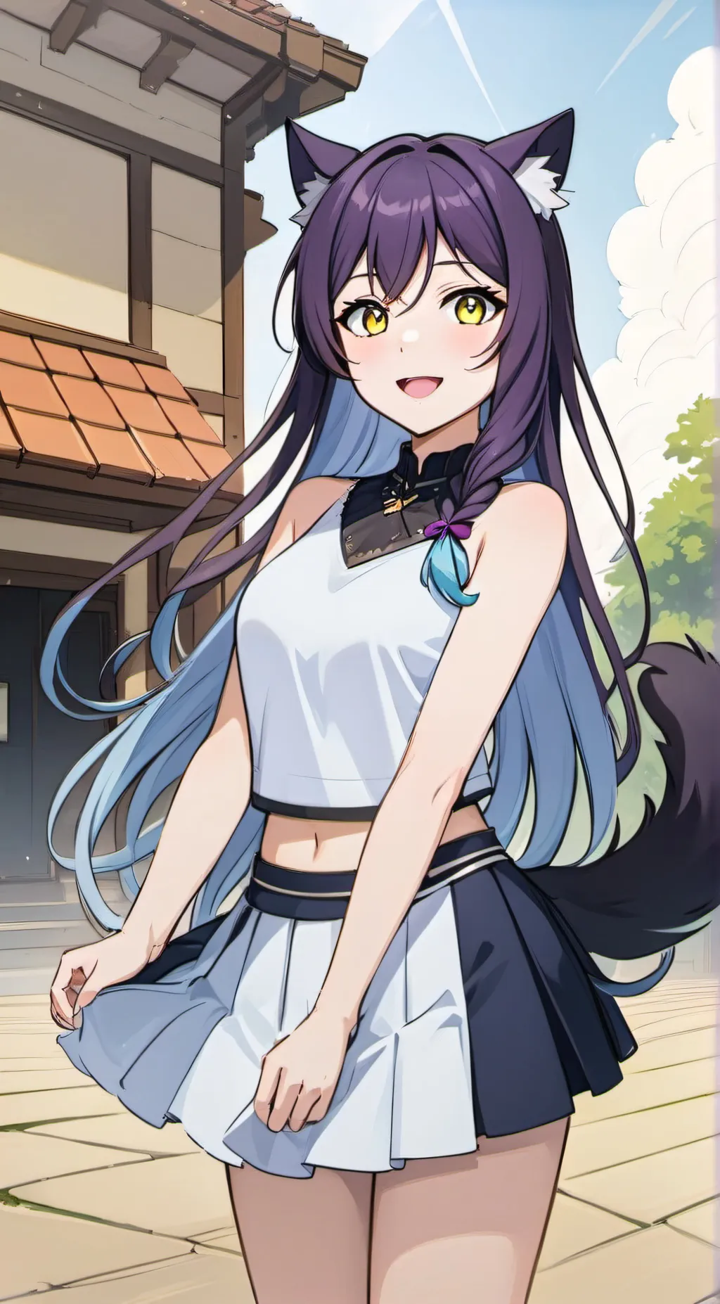 ai character: Ava  background