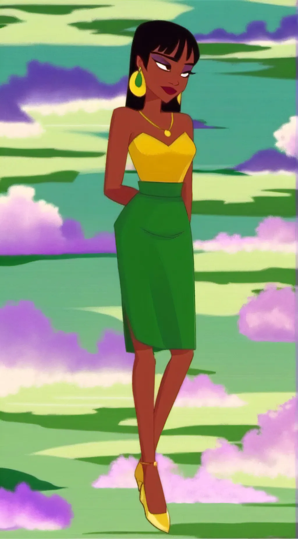 ai character: Chel Jordan  background