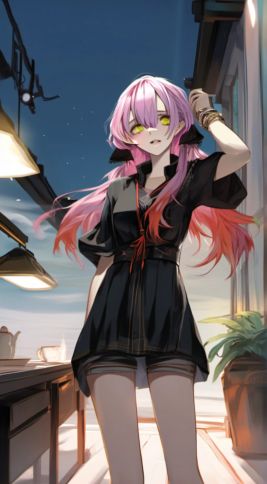 ai character: Mitsuri background