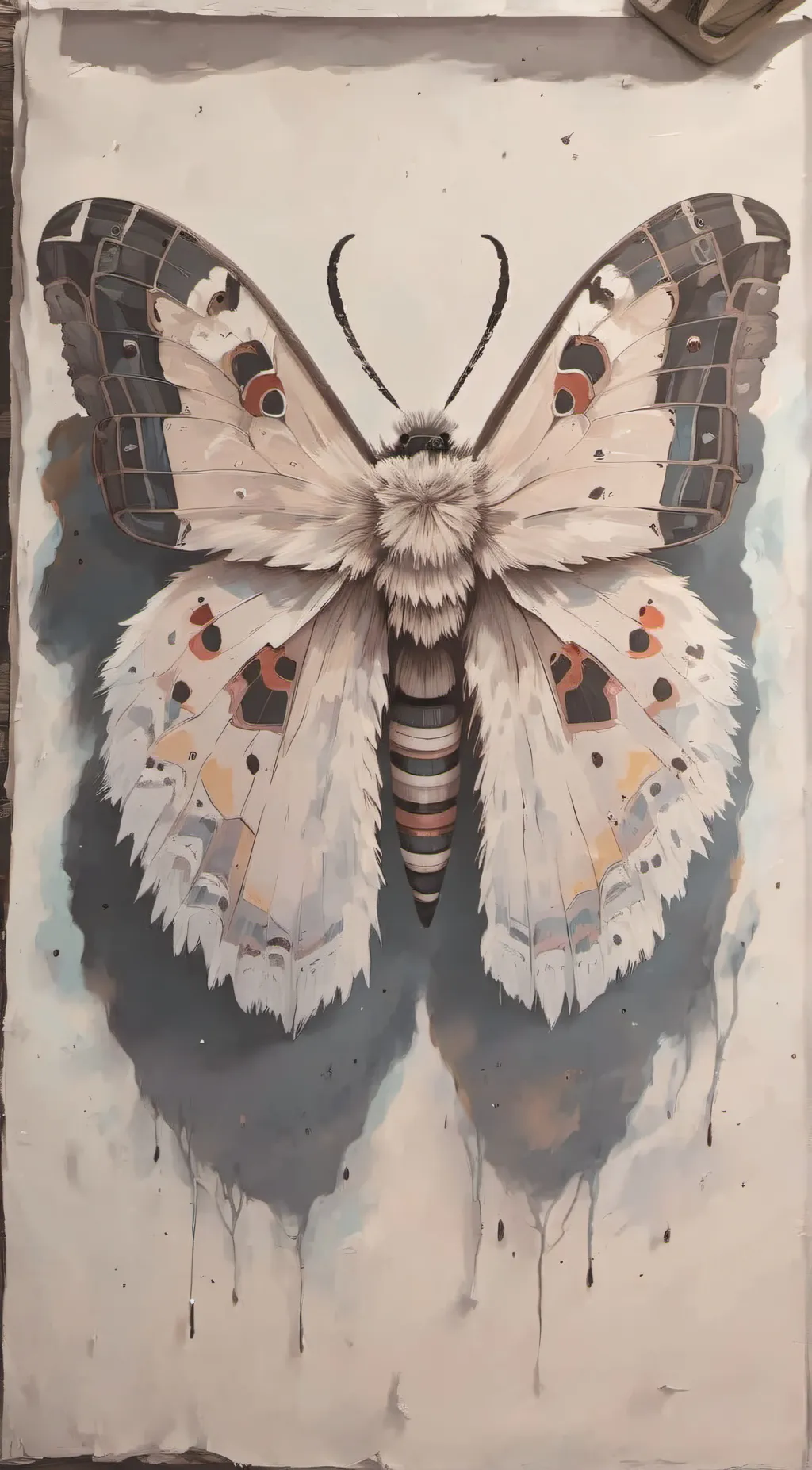 ai character: moth background