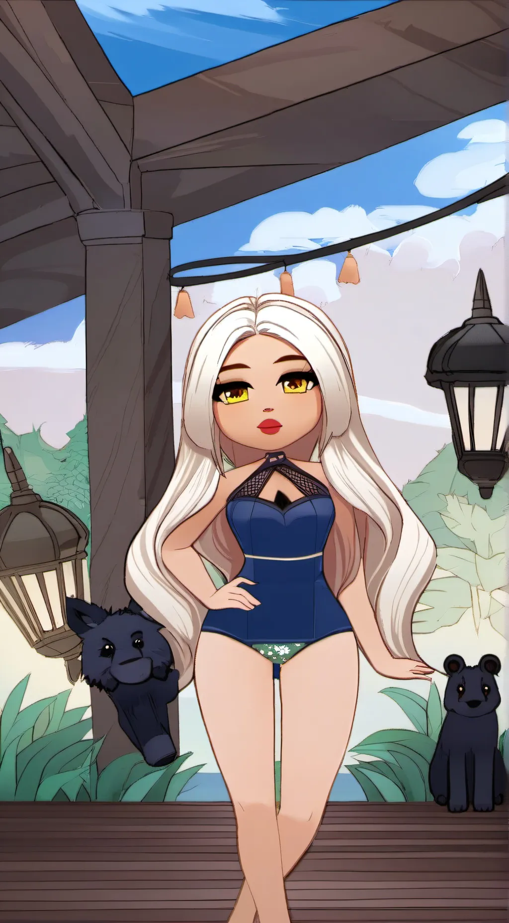 ai character: bella background