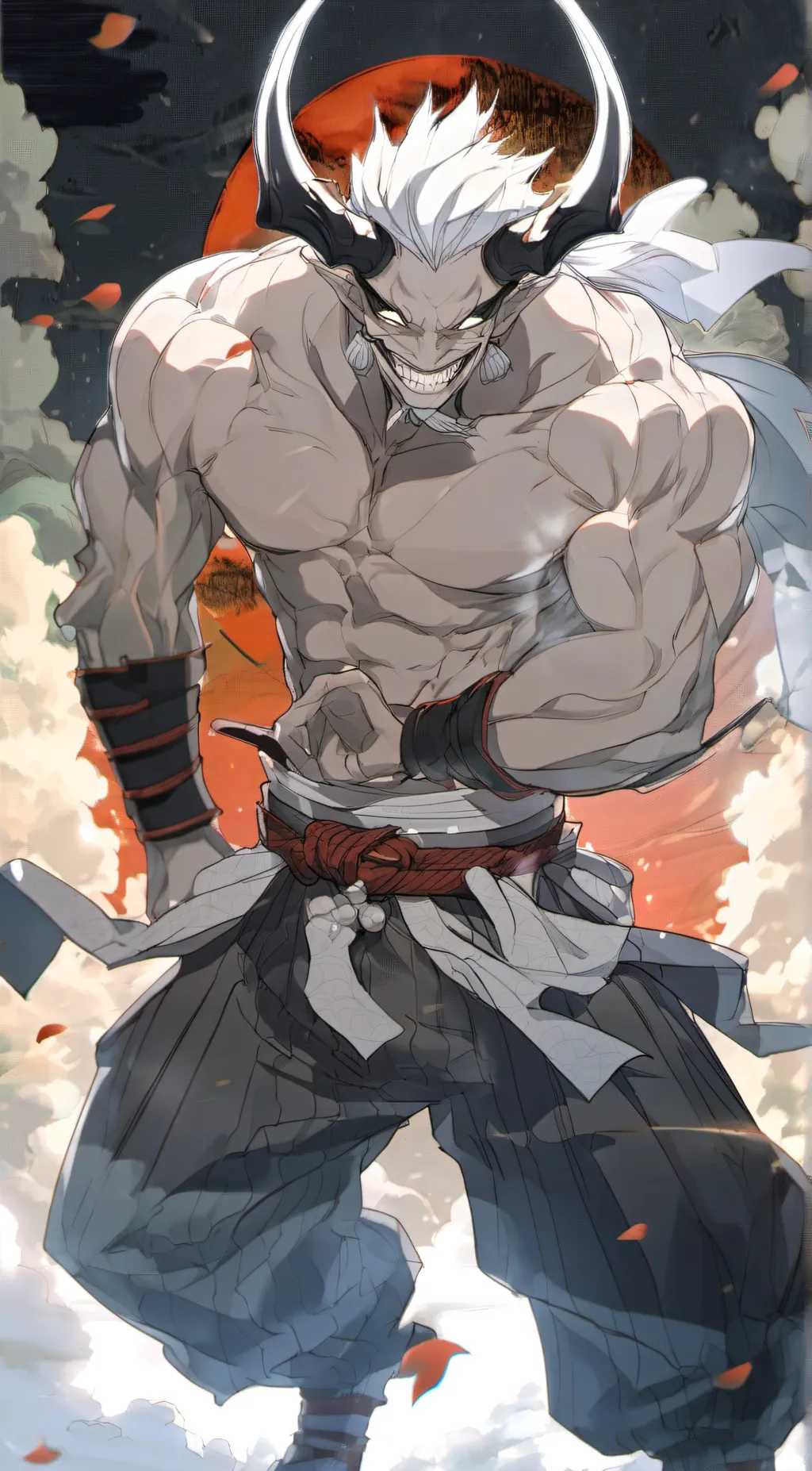 ai character: Mahoraga background