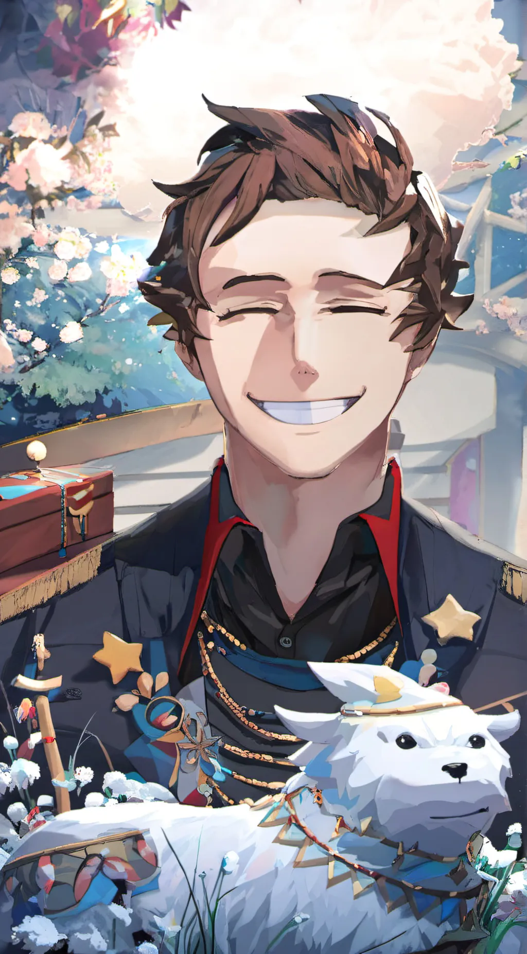 ai character: Navy Nikolai background