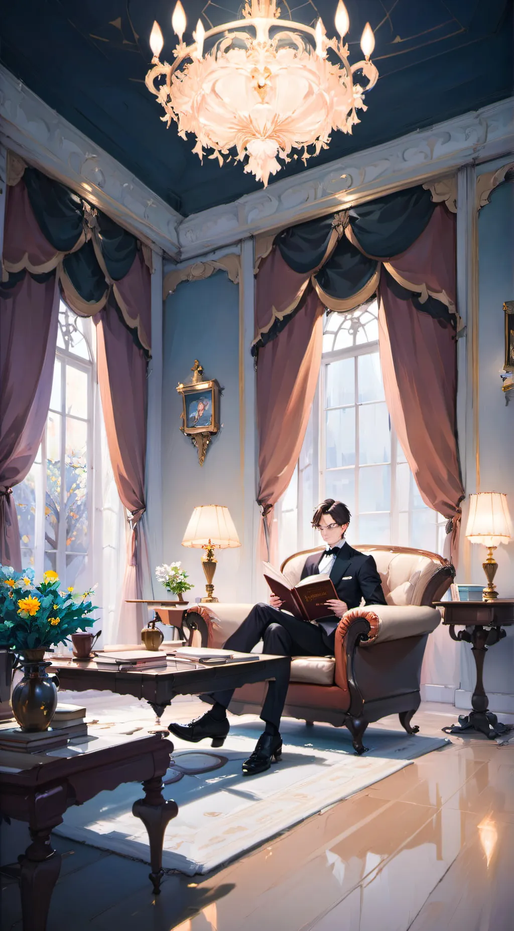 ai character: Oliver background