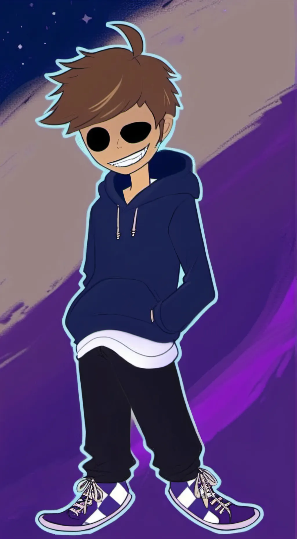 ai character: Tom Ridgewell  background